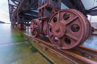 Denize giden demiryolu