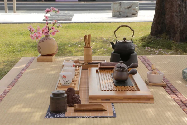 Japonská čajová sada — Stock fotografie