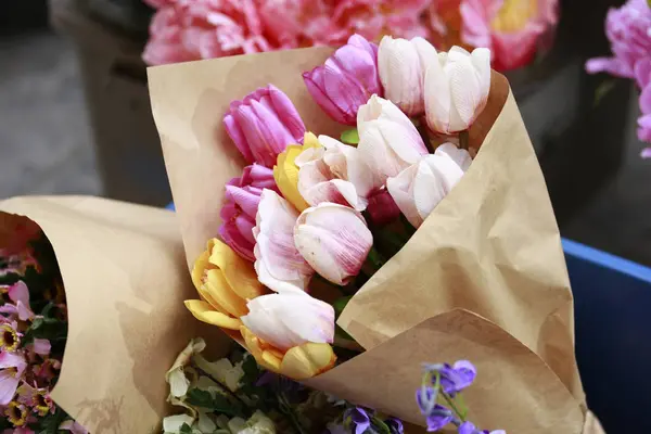 Colorfull of tulip — Stock Photo, Image