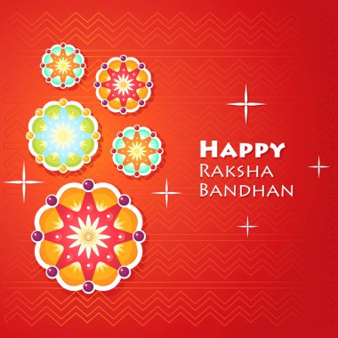 Raksha Bandhan için tebrik kartı