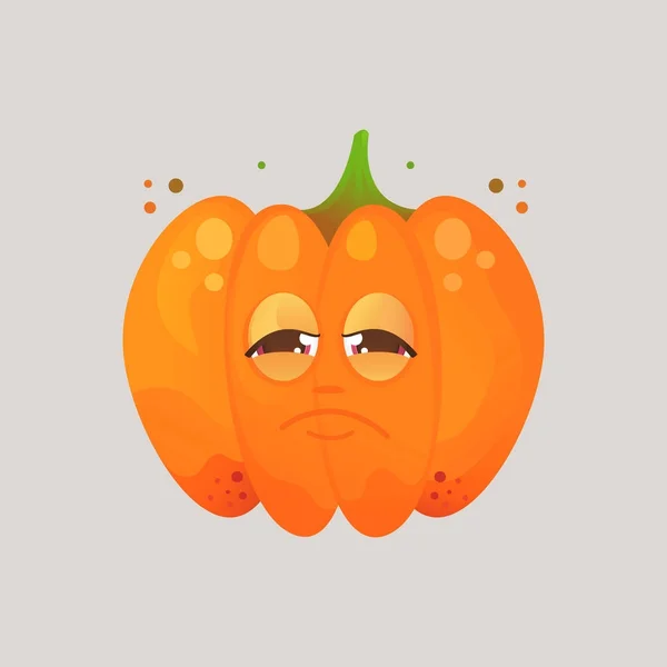 Character cartoon pumpkin.