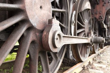 Eski buhar tren ayrıntıları