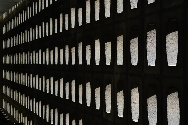 Horizontale Abstrakte Muster Einer Wand — Stockfoto