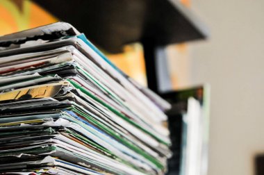 Fatura kağıt geri dönüşüm içinde kullanılacak tabloyu üzerinde