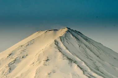 Mt. Fuji kontör sabahın erken saatlerinde kapatın