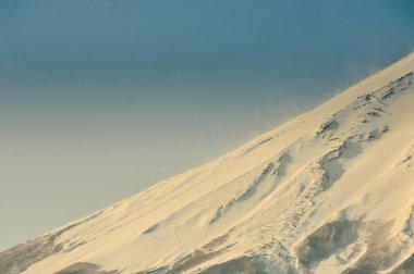 Mt. Fuji kontör sabahın erken saatlerinde kapatın