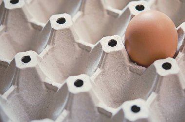 Kağıt tepside bir yumurta, kendini yalnız hisset, yalnız hisset.. 