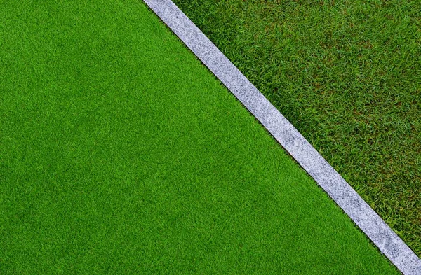 人工芝 自宅周辺の芝生畑の建築設計 人工芝 — ストック写真