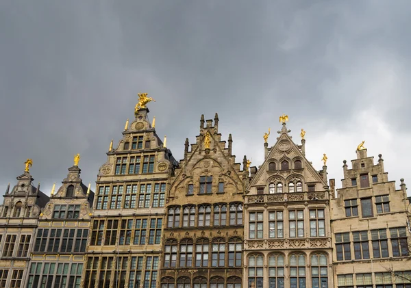 Grand market square in antwerp — стоковое фото