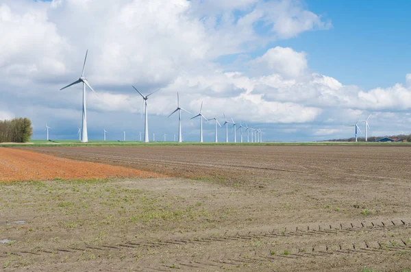 Krajobraz turbin wiatrowych — Zdjęcie stockowe