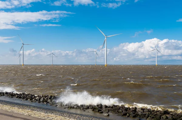 Offshore windmill park — Stock Photo, Image