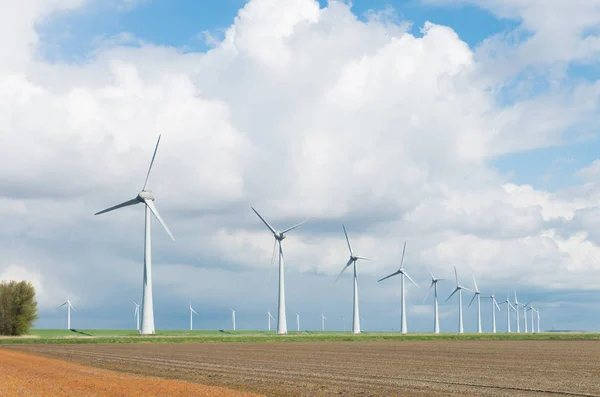 Wind turbines landscape — Stock Photo, Image