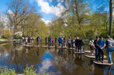 Keukenhof bahçeleri Lisse, Hollanda