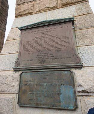 Brooklyn Köprüsü memorial tablet