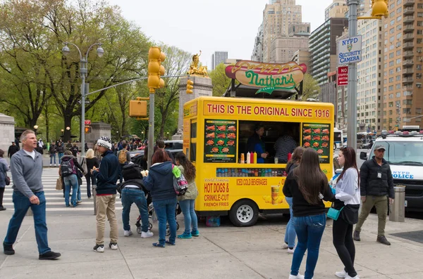 Hot dog stand — Zdjęcie stockowe