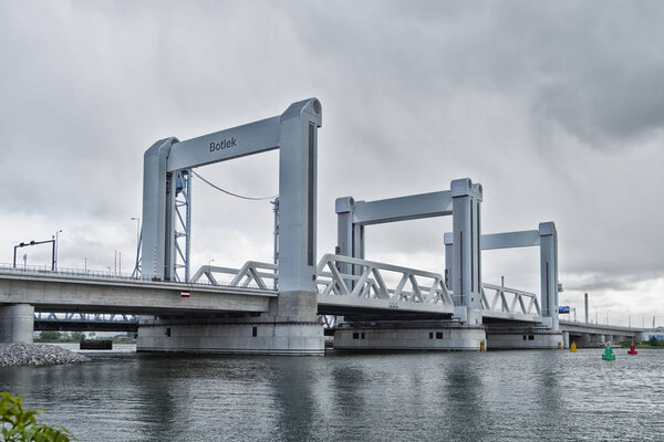 Botlek bridge in rotterdam, netherlands