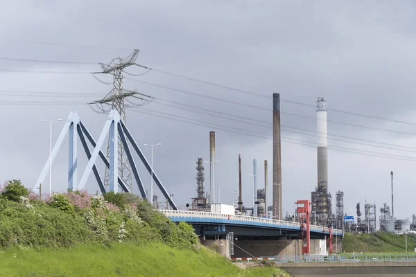 Havengebied van Rotterdam — Stockfoto