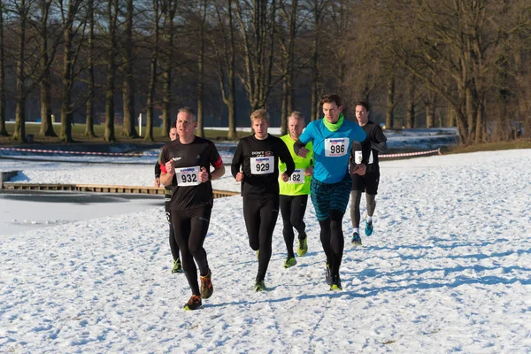 Atletismo na neve — Fotografia de Stock