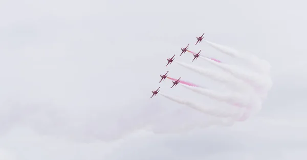 Equipo de demostración de la fuerza aérea turca estrella —  Fotos de Stock