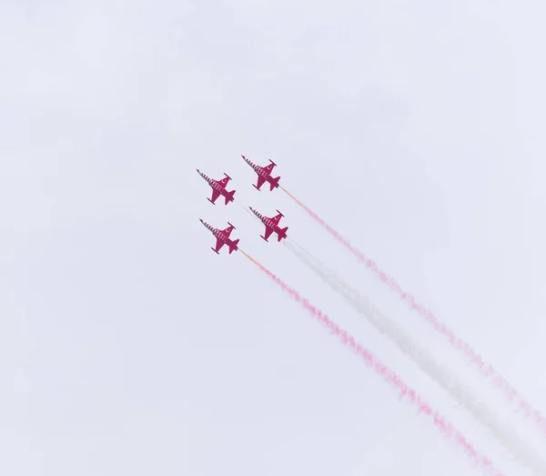 Equipa turca de demonstração da Força Aérea — Fotografia de Stock