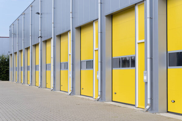 commercial warehouse exterior