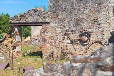 oradour-sur-glane kalıntıları