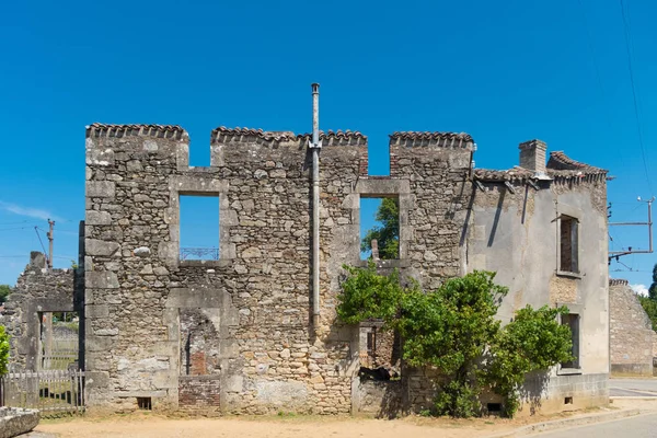 The ruins of oradour-sur-glane — Stock Photo, Image