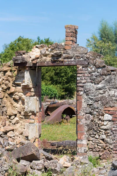 Die Ruinen von oradour-sur-glane — Stockfoto
