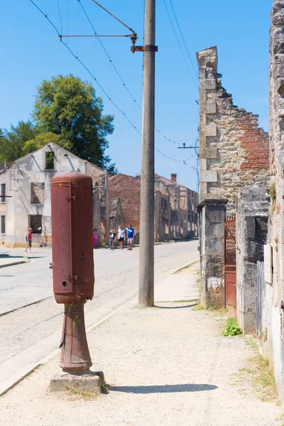 Die Ruinen von oradour-sur-glane — Stockfoto
