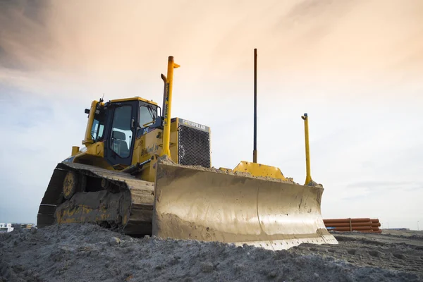 Excavator on construction site — Stock Photo, Image