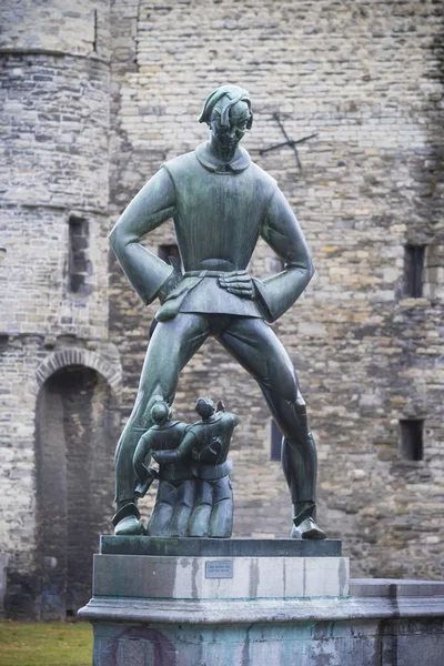 Άγαλμα λαγού στο Antwerp — Φωτογραφία Αρχείου