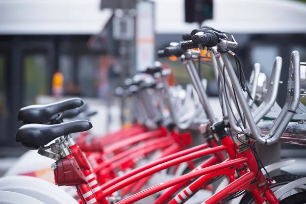 Hyra cykel i Antwerpen — Stockfoto