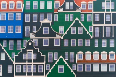 modern mimarinin zaanstad, Hollanda