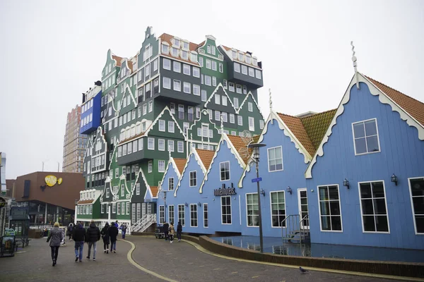 Modern architecture in zaanstad, netherlands — Stock Photo, Image