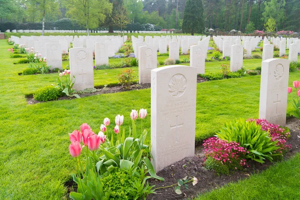 Военное кладбище Холтена — стоковое фото