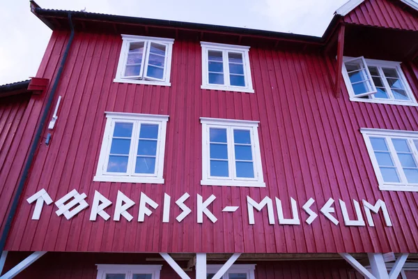 Lofoten stockfish museum — Stock Photo, Image