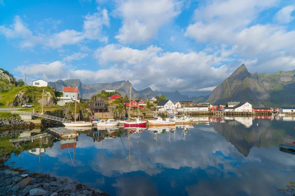 Fishing village in norway — Stock Photo, Image