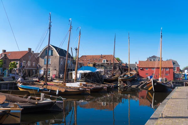 Spakenburg Netherlands Mayıs 2018 Limandaki Kuru Rıhtım Spakenburg Her Zaman — Stok fotoğraf