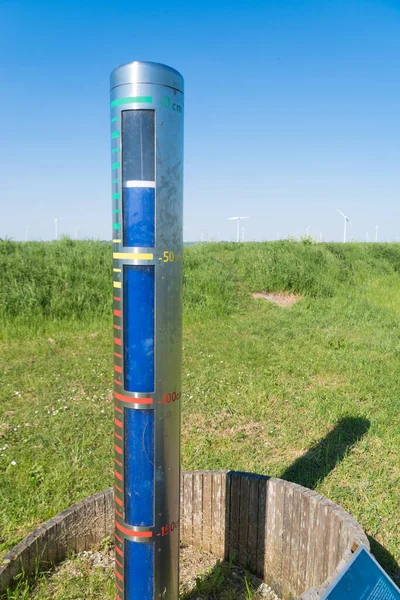 Educational Groundwater Meter Water Meter Designed Martin Borchert Stainless Steel — Stock Photo, Image