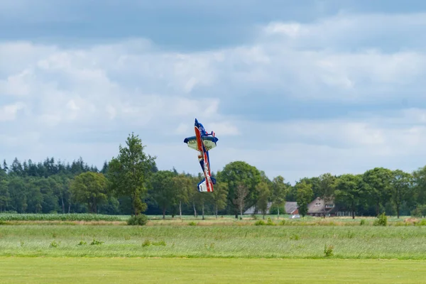 Nijverdal Nederland Juni 2018 Vliegtuig Demonstratie Met Verschillende Types Van — Stockfoto