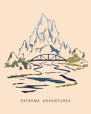 Aşırı macera, nehir ve dağ kez bakıldı