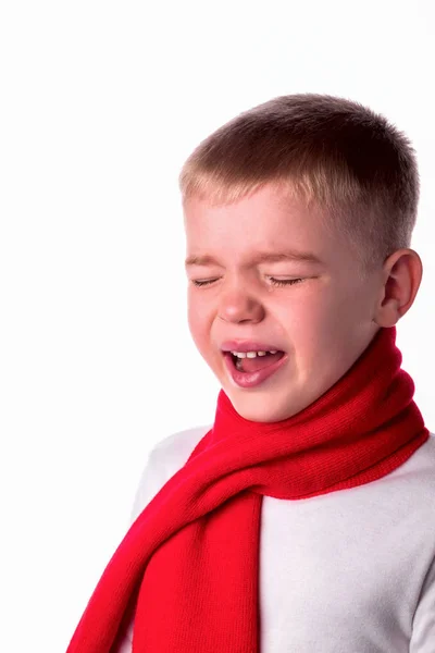Cry, çocuk ağrı için çığlık. Çocuk güçlü duygular.