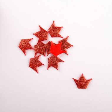 Yaratıcılık için yamalar. Mağazada ürün sunumu