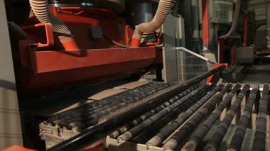 Seramik karo, Seramik Karo konveyör, fabrika iç, bir zincirleme makara iç ile fabrika üretimi imalatı