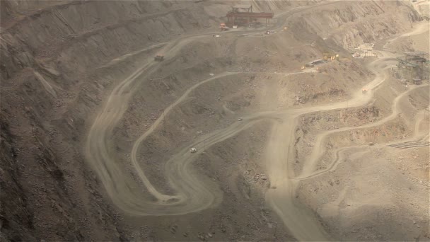 Quarry panorama, rencana keseluruhan karir panorama — Stok Video