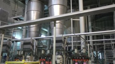 Sanayi iç, modern fabrikası, iç modern fabrikası, işleme tesisi, panorama