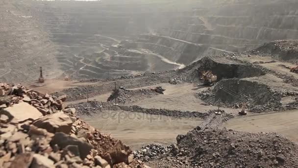 Panorama de canteras, Panorama general de carreras — Vídeo de stock