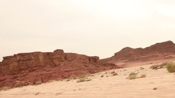 Montaña desierto panorama — Vídeo de stock