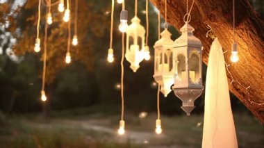 Dekoratif antika edison stil filaman woods, cam fener, lamba dekorasyon Bahçe geceleri asılı ampuller, sihirli orman, ampuller ve kızdırma orman ağacında dayan