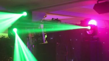 Aydınlatma konser sahne, eğlence konser aydınlatma aşaması, yeni yıl partisi, Noel bir konsol sahne ışıkları